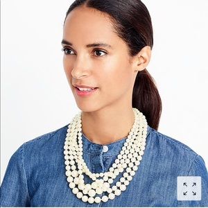 J.Crew Factory Multistrand Pearl Necklace